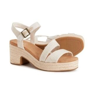 TOMS Kiki Espadrille Women Size 11 Beachy Cottagecore Vacation Sandals‎